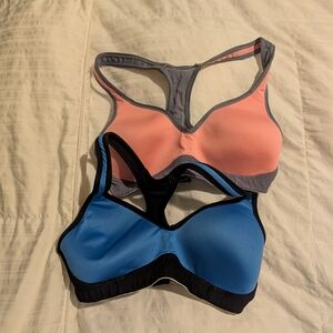 Champion C9 Dual-Tone Sports Bras in Pink and Blue